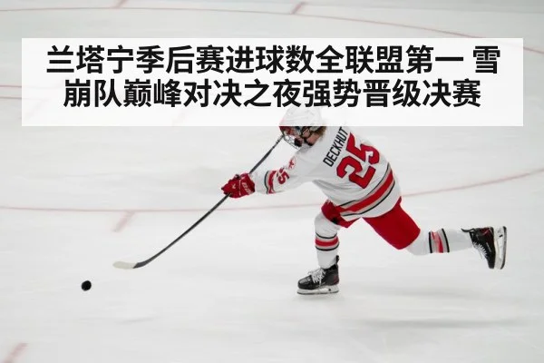 兰塔宁季后赛进球数全联盟第一 雪崩队巅峰对决之夜强势晋级决赛